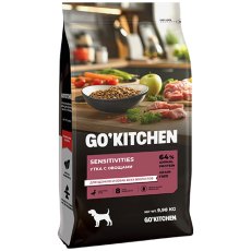 GO KITCHEN Sensitivities Duck / Сухой Беззерновой корм Гоу Китчен для Щенков и собак с Чувствительным пищеварением Утка