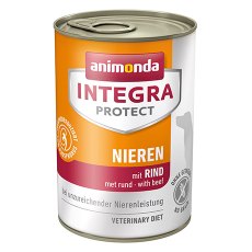 Animonda Integra Protect Renal / Ветеринарный влажный корм (консервы) Анимонда для взрослых собак при хронической Почечной Недостаточности Говядина в банках (цена за упаковку)