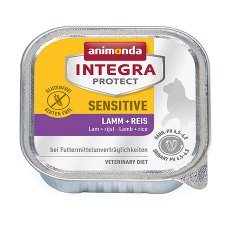 Animonda Integra Protect Sensitive / Ветеринарный влажный корм (консервы) Анимонда для взрослых кошек при Пищевой Аллергии Ягненок рис (цена за упаковку)