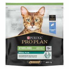 PRO PLAN STERILISED / Сухой корм ПРО ПЛАН для взрослых кошек для поддержания здоровья почек после стерилизации с кроликом PRO PLAN STERILISED / Сухой корм ПРО ПЛАН для взрослых кошек для поддержания здоровья почек после стерилизации с кроликом