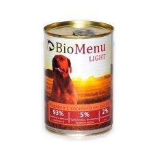BioMenu Light Консервы для Собак Индейка с коричневым рисом Цена за упаковку 410x12 BioMenu Light Консервы для Собак Индейка с коричневым рисом Цена за упаковку 410x12