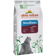 Almo Nature Sterilised Fresh Beef / Cухой корм Алмо Натюр для стерилизованных кошек со cвежей Говядиной и коричневым рисом