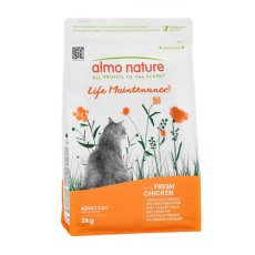 Almo Nature Life Maintenance Fresh Chicken / Cухой корм Алмо Натюр для взрослых кошек со свежей Курицей и коричневым рисом
