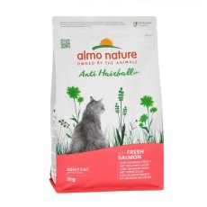Almo Nature Hairball Fresh Salmon / Cухой корм Алмо Натюр для взрослых кошек со свежим Лососем