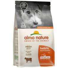 Almo Nature Life Maintenance Small Breed Fresh Beef / Сухой корм Алмо Натюр для взрослых собак малых пород со свежей Говядиной и коричневым рисом