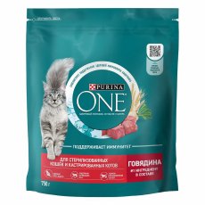PURINA ONE STERILISED / Сухой корм Пурина УАН для взрослых стерилизованных кошек с говядиной PURINA ONE STERILISED / Сухой корм Пурина УАН для взрослых стерилизованных кошек с говядиной