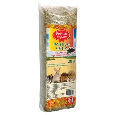 Родные Корма / Сено с плодами Рожкового дерева для Грызунов