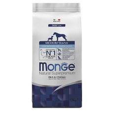 Monge Dog Starter Medium / Сухой корм Монж для Новорожденных Щенков Средних пород