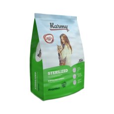 Karmy Sterilized / Сухой корм Карми для Стерилизованных кошек Индейка