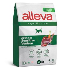 Alleva Equilibrium Adult Cat Sensitive Venison / Сухой корм Аллева для взрослых кошек с Чувствительным пищеварением Оленина