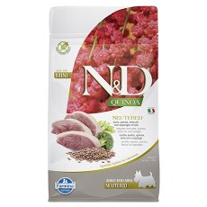 Farmina N&D Quinoa Line Neutered Adult Mini Duck Broccoli & Asparagus Grain free / Сухой Беззерновой корм Фармина для взрослых Стерилизованных собак мелких пород Утка Брокколи и Спаржа