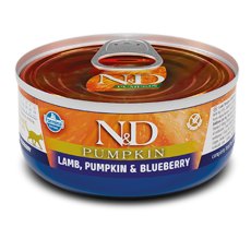 Farmina N&D Lamb Pumpkin & Blueberry / Консервы Фармина для кошек Ягненок с Тыквой и Черникой (цена за упаковку)