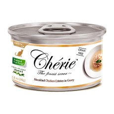 Pettric Cherie Grain free Chicken Entrees in gravy / Беззерновые консервы Петрик для кошек Курица (цена за упаковку)