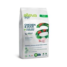 Alleva Holistic Adult Mini Chicken Duck & Aloe vera Ginseng / Сухой корм Аллева для собак Мелких пород Курица Утка Алоэ вера Женьшень