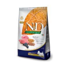 Farmina N&D Ancestral Grain Adult Mini Lamb Spelt Oats Blueberry / Сухой Низкозерновой корм Фармина для взрослых собак Мелких и Карликовых пород Ягненок с Черникой
