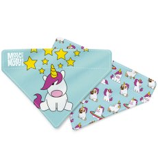 Max & Molly / Двухсторонняя бандана Макс и Молли на ошейник для собак Единорожки