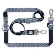 Max & Molly / Мультифункциональный поводок Макс и Молли для собак Миконос черный