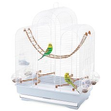 IMAC Fiona / Клетка Аймак для птиц Белая, Морозно-голубая