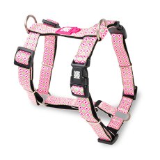 Max & Molly / Н-образная шлейка Макс и Молли для собак Ретро розовый