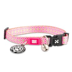 Max & Molly Smart ID / Ошейник Макс и Молли для кошек Ретро розовый