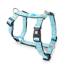 Max & Molly / Н-образная шлейка Макс и Молли для собак Ретро голубой