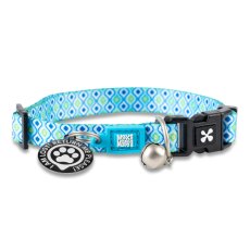 Max & Molly Smart ID / Ошейник Макс и Молли для кошек Ретро голубой