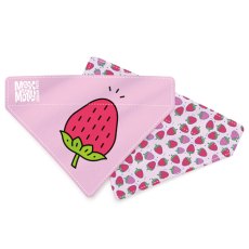 Max & Molly / Двухсторонняя бандана Макс и Молли на ошейник для собак Клубничные мечты