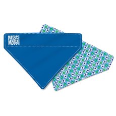 Max & Molly / Двухсторонняя бандана Макс и Молли на ошейник для собак Ретро голубой