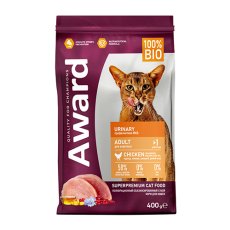 Award Adult Urinary / Сухой корм Авард для взрослых кошек для Профилактики МКБ Курица клюква цикорий рыбий жир