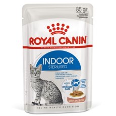 Royal Canin Indoor / Влажный корм (Консервы-Паучи) Роял Канин Индор для Стерилизованных кошек Живущих в помещении в Соусе (цена за упаковку) Royal Canin Indoor / Влажный корм (Консервы-Паучи) Роял Канин Индор для Стерилизованных кошек Живущих в помещении в Соусе (цена за упаковку)