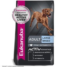 Eukanuba Adult Large Breed / Сухой корм Эукануба для взрослых собак Крупных пород с Курицей Eukanuba Adult Large Breed / Сухой корм Эукануба для взрослых собак Крупных пород с Курицей