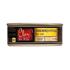 Clan De File / Консервы Клан для кошек Курица (цена за упаковку)