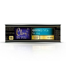 Clan De File / Влажный корм Консервы Клан для собак Гусь (цена за упаковку)