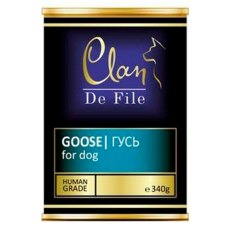 Clan De File / Консервы Клан для собак Гусь (цена за упаковку)