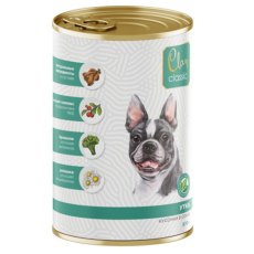 Clan Classic / Консервы Клан для собак Кусочки в соусе с Уткой (цена за упаковку)