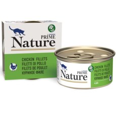 Prime Nature / Консервы Прайм Нейча для взрослых кошек Куриное филе в желе (цена за упаковку)