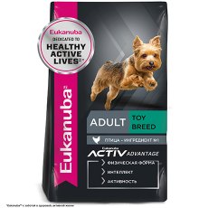 Eukanuba Adult Toy Breed / Сухой корм Эукануба для взрослых собак Миниатюрных пород с Курицей