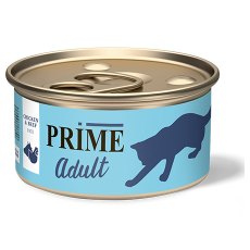 Prime Adult Chicken & Beef pate / Консервы Прайм для взрослых кошек Паштет Курица и Говядина (цена за упаковку)