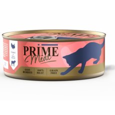 Prime Meat Turkey & Veal in jelly / Консервы Прайм Мит для взрослых кошек Индейка с телятиной в желе (цена за упаковку)