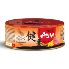 Prime Asia Tuna & Pineapple in jelly / Консервы Прайм Азия для взрослых кошек Тунец с ананасом в желе (цена за упаковку)