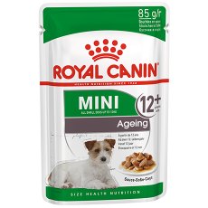 Royal Canin Mini Ageing 12+ / Влажный корм (Паучи) Роял Канин Мини Эйджинг для Пожилых собак Мелких пород весом до 10 кг старше 12 лет (Цена за упаковку) Royal Canin Mini Ageing 12+ / Влажный корм (Паучи) Роял Канин Мини Эйджинг для Пожилых собак Мелких пород весом до 10 кг старше 12 лет (Цена за упаковку)
