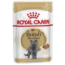 Royal Canin Breed cat British Shorthair / Влажный корм (Консервы-Паучи) Роял Канин для кошек породы Британская короткошерстная