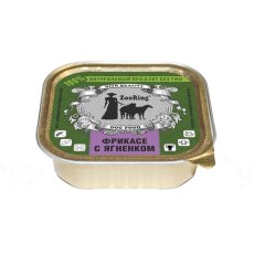 ZooRing / Паштет Зооринг для собак Фрикасе с Ягненком (цена за упаковку)