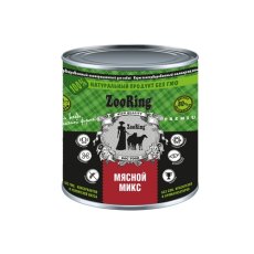 ZooRing / Паштет Зооринг для собак Мясной микс (цена за упаковку)