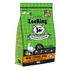 ZooRing Mini Young Dog / Сухой корм Зооринг для молодых собак мини пород Утка и Рис с брокколи