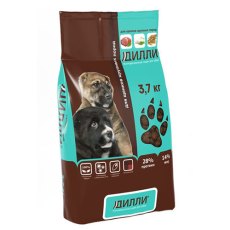 Дилли / Сухой корм для Щенков Крупных пород с Курицей и индейкой