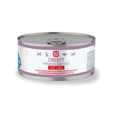 Solid Natura Vet Diet Obesity / Ветеринарный влажный корм (консервы) Солид Натура для кошек для снижения и контроля избыточной массы тела (цена за упаковку)