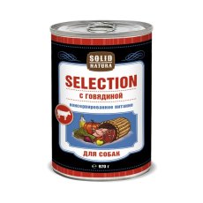 Solid Natura Selection / Консервы Солид Натура для собак Говядина (цена за упаковку)