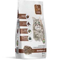 Clan Classic Sterilized 30-14 / Сухой корм Клан для Стерилизованных кошек Индейка