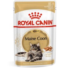Royal Canin Breed cat Maine Coon / Влажный корм (Консервы-Паучи) Роял Канин для кошек породы Мэйн Кун